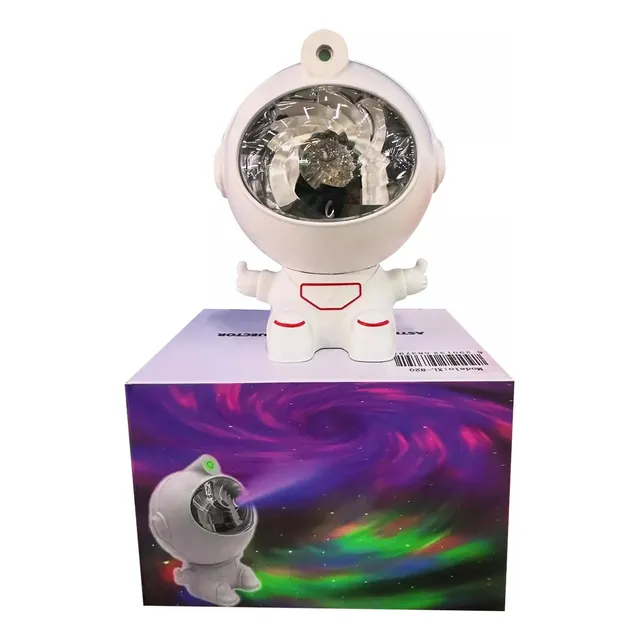 Proyector Astronauta De Galaxia Mini Luz Led/rgb Nebulosa