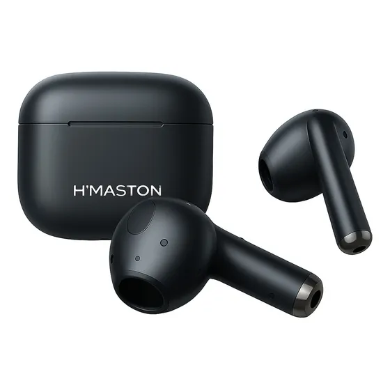Fone De Ouvido S/fio Bluetooth 5.3 Rs13 Graves H´maston Cor Preto