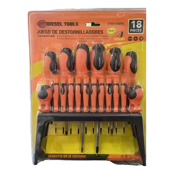 Set De Destornilladores 18pzs Diesel Tools