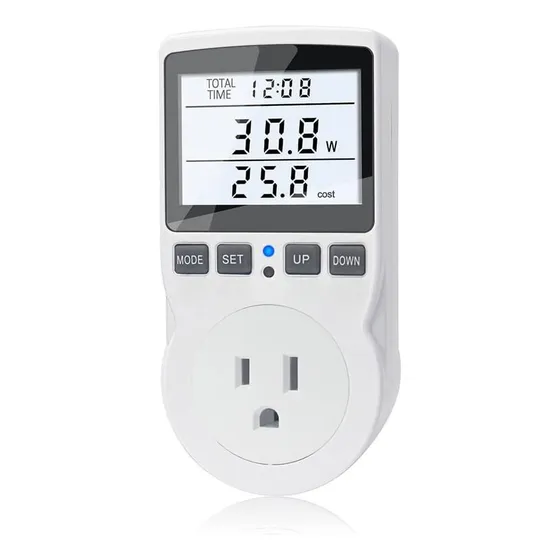 Medidor de electricidad digital Mundiluz Medidor 220V AC 1800W doméstico - 110V