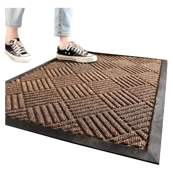 Alfombra Felpudo De Goma Para Puerta De Entrada 90 X 60 Cm