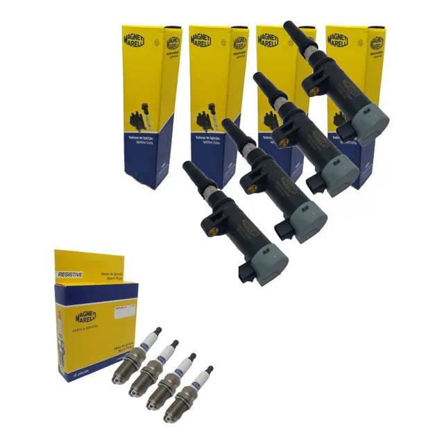 Kit Bobinas E Velas Duster Oroch 2.0 16v F4m 2015 Em Diante