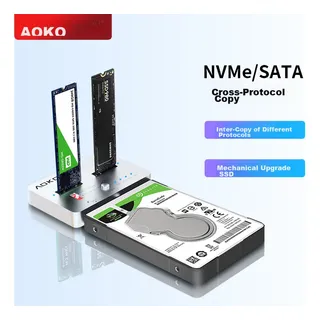 Clonador Aoko Nvme A Ssd Sata, Clonación Multiprotocolo M.2