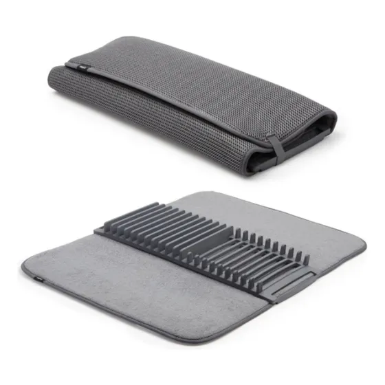 Escurridor Paño Microfibra Con Soporte Para Vajilla Platos