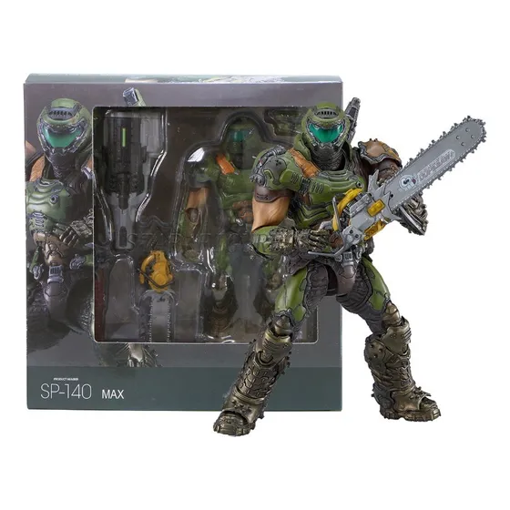 Figura De Juguete Figma Sp-140 Doom Destroy Warrior Eternal