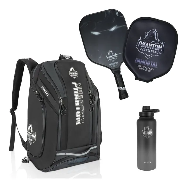 Mochila Profesional Pickleball Inmortal Fibra Carbono Agua