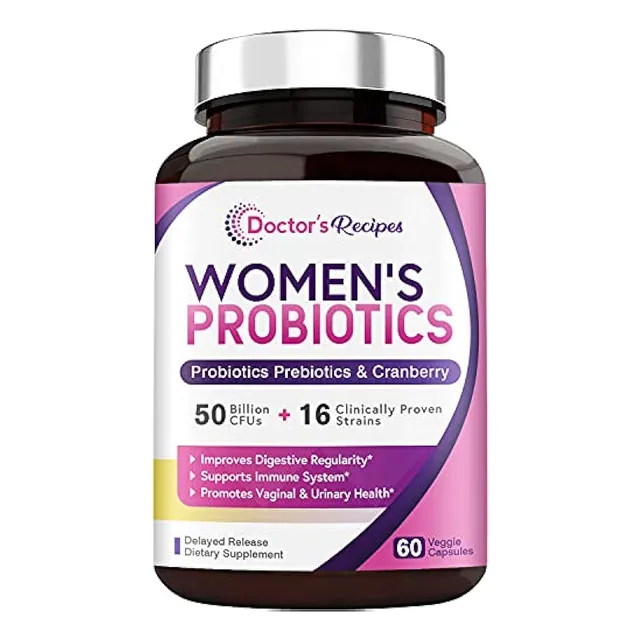 Doctor's Recipes Women?s Probiotic, 60 Caps 50 Billion Cfu 1
