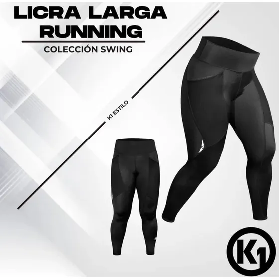 Licra Larga Running Con Bolsillos K1