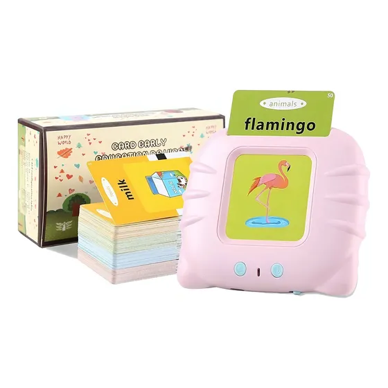 Juguetes Aprendizaje Tarjetas Lectura Español 224 Palabras Color Rosa