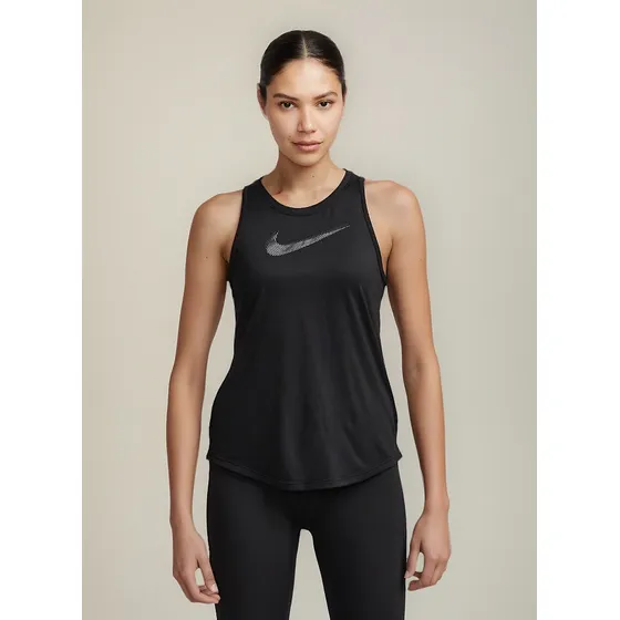 Camiseta Esqueleto Nike Dri Fit Swoosh Tops Mujer-negro