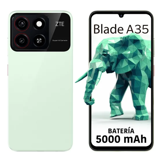 Celular Zte Blade A35 Verde 4g Lte Android 14 Desbloqueado G Verde Claro
