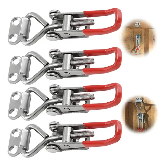 4x Abrazadera De Palanca  Acero Inoxidable Clamp Tipo Pestil