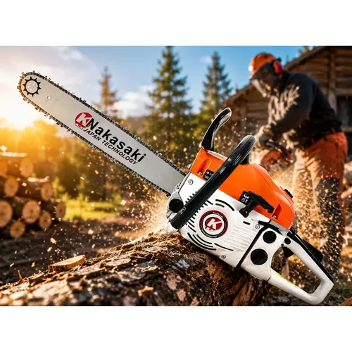 Motosserra Á Gasolina Importway 63cc 2,1kw Sabre De 50cm Laranja