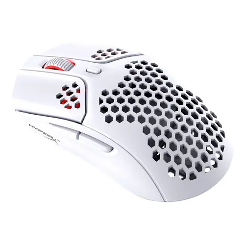 Mouse HyperX Pulsefire Haste - Mouse gamer sem fio (branco)