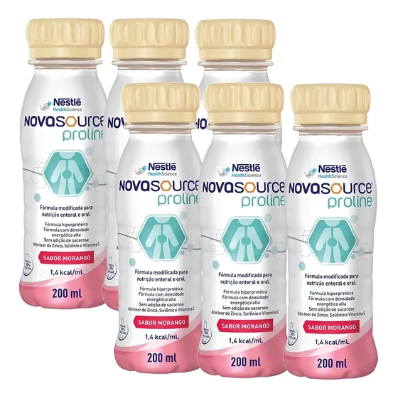 Kit 6un Novasource Proline - Nestle - 200ml - Promoção 