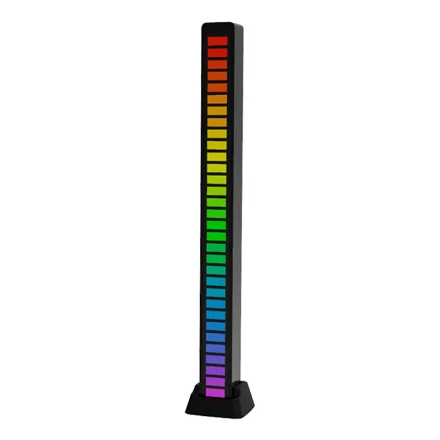 Barra Led Sonido Música Multicolor 32 Led Pc Recargable