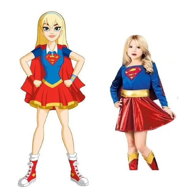 Disfraz De Supergirl Super Woman Super Heroes