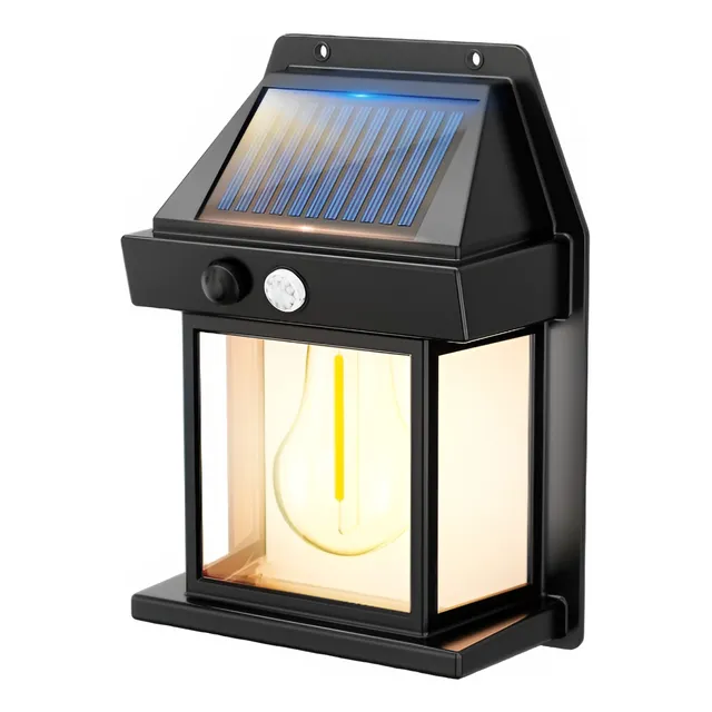 Farol Foco Luz Led Solar Exterior Sensor Movimento 3 Modos