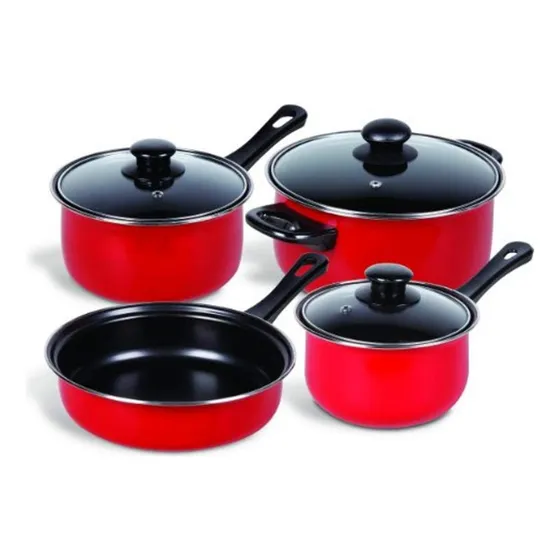 Juego D/ollas Antiadherentes 7 Piezas Gibson Home Gib8368307
