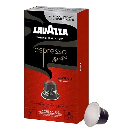 Capsulas De Cafe Lavazza Espresso Classico 10 Capsulas
