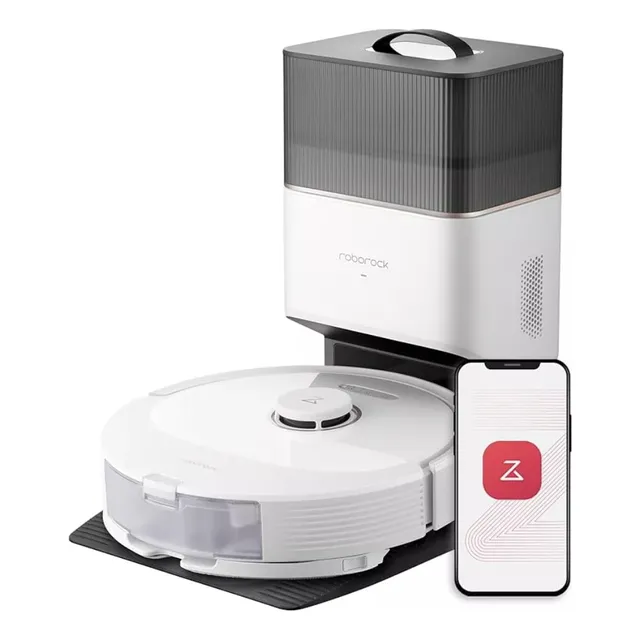 Aspiradora Trapeadora Roborock Q8 Max+ 5500pa + Autovaciado Blanco