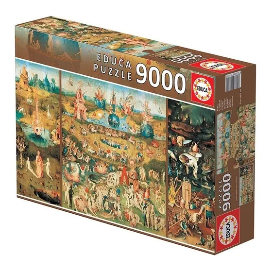 Puzzle Rompecabeza 9000 Pzs El Jardín De Las Delicias Educa