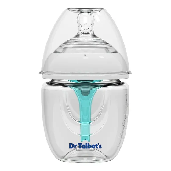 Biberón Anticólicos Dr Tablots 6oz 1pz Con Asas Color Transparente