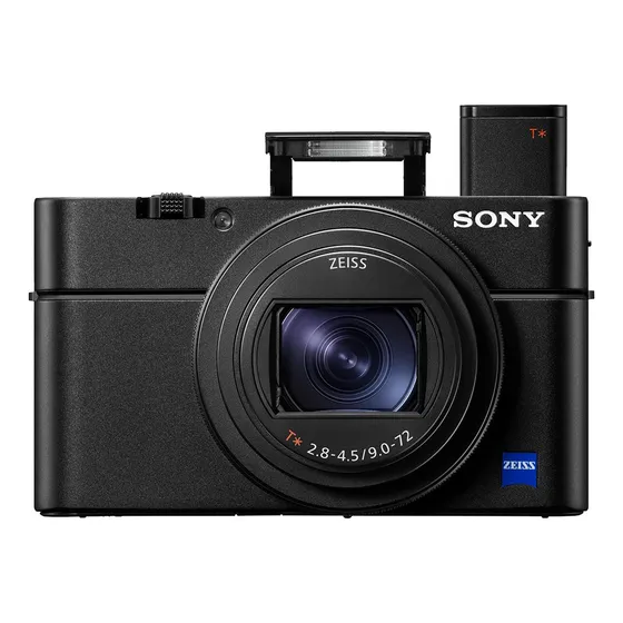Camara Digital Sony Cybershot Dsc-rx100m7 Vii + Grip + 2 Bat Color Negro