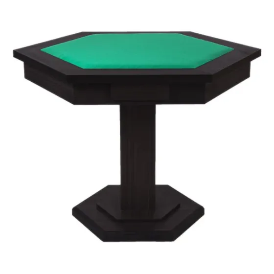 Mesa De Carteado 2 Gavetas Mdf Procopio Sport Preta