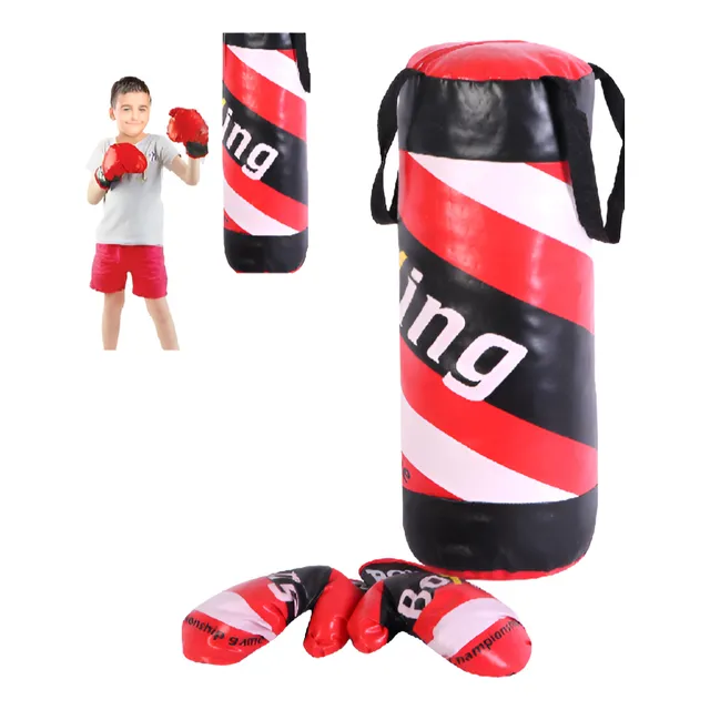 Set Boxeo Infantil-bolsa+guantes-kit Boxeo Juguete Cuo Env
