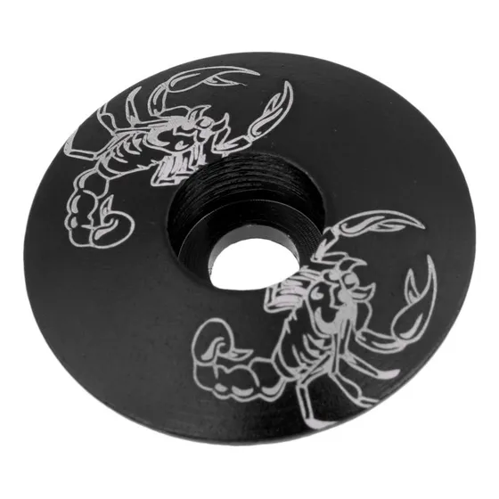 Cubierta Sin Tapa Del Casquillo Auriculares Escorpión Negro
