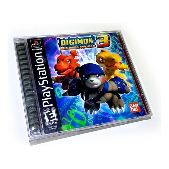 Digimon World 3 Playstation Mídia Preta ( Repro Ps1 )
