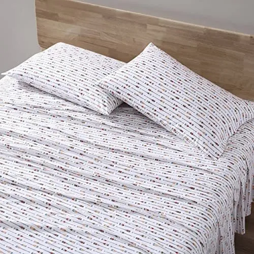 Eddie Bauer Inicio Hojas Cotton Percale Bedding Set, J22yk