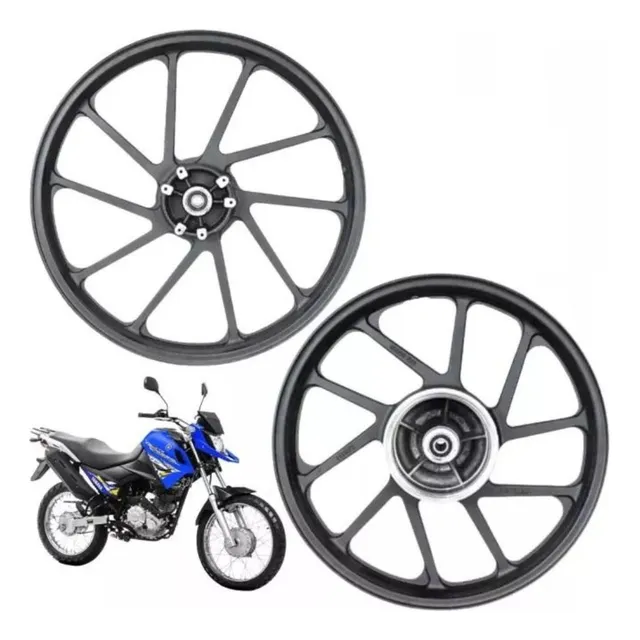 Roda Liga Leve Yamaha Xtz 150 Crosser Sem Abs Preta Scud Par