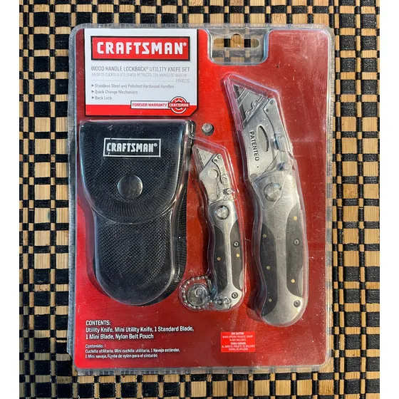 Exactos Craftsman (2) + Estuche