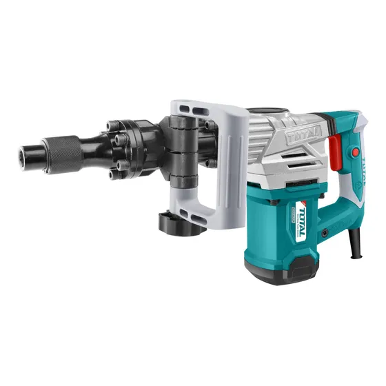 Martillo Demoledor Total 1300w Industrial, 20 Joules, Encastre Sds Hex, Sistema Anti Vibración - Incluye Maletín De Plástico Y Accesorios - TH2130016