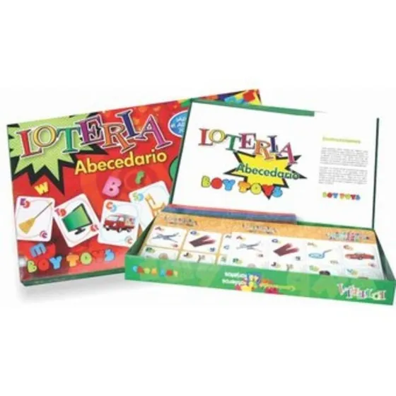 Lotería Letras Abecedario Boy Toys Juguete Juego