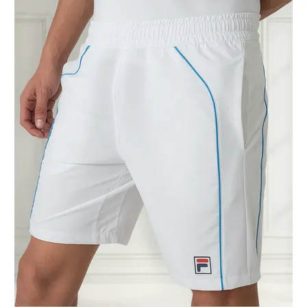 Short Fila Backspin Color Block Hombre Blanco