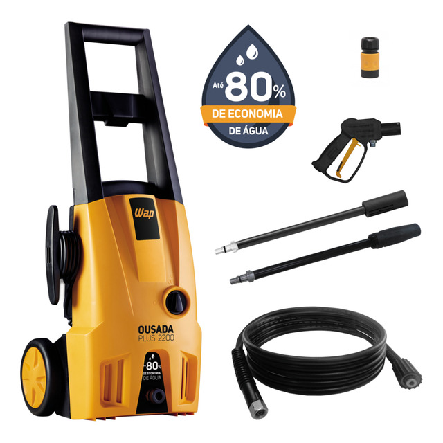 Lavadora De Alta Pressão Wap Ousada Plus 2200 1500w 1750 Psi Lavadora De Alta Pressão Wap Ousada Plus 2200 1500w 1750 Psi