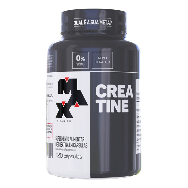Suplemento Em Cápsulas Max Titanium Creatina Pote 120 Caps Suplemento Em Cápsulas Max Titanium Creatina Pote 120 Caps