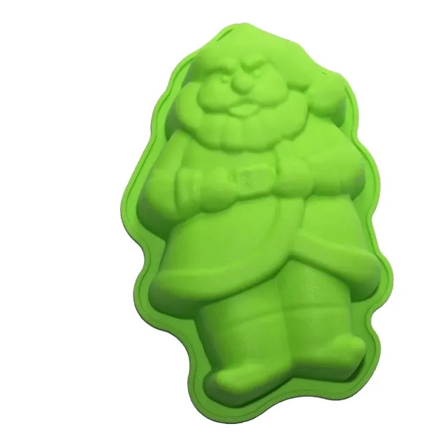 Molde De Torta Silicona Forma Papa Noel Navidad Reposteria