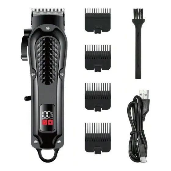 Maquina Para Cortar Pelo Recortadora Profesional Negra Bg