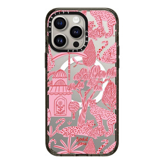 Funda Para iPhone 15 Pro Max Cheetah Paradise Rosa Clear Bla Funda Para iPhone 15 Pro Max Cheetah Paradise Rosa Clear Bla