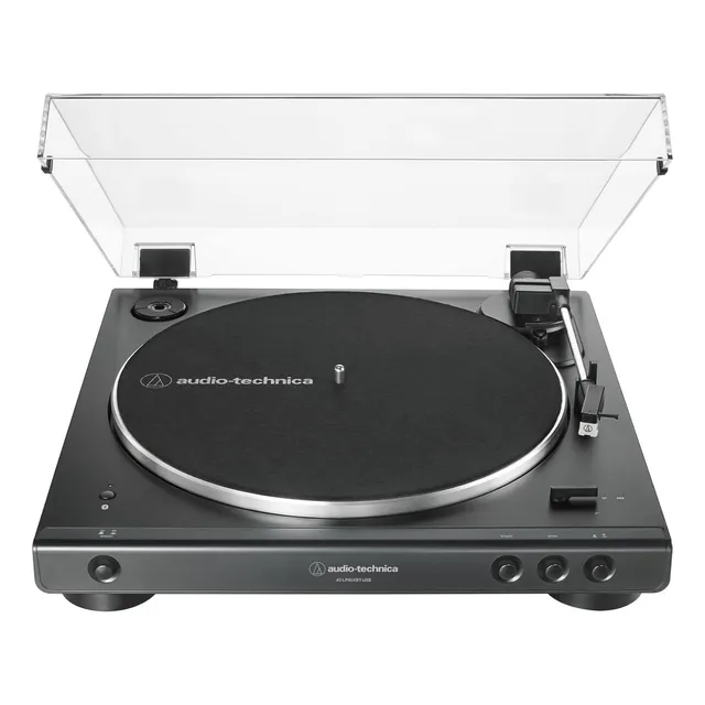 Audio-technica At-lp60xbt-usb-bk Cinturón Totalmente Auto...