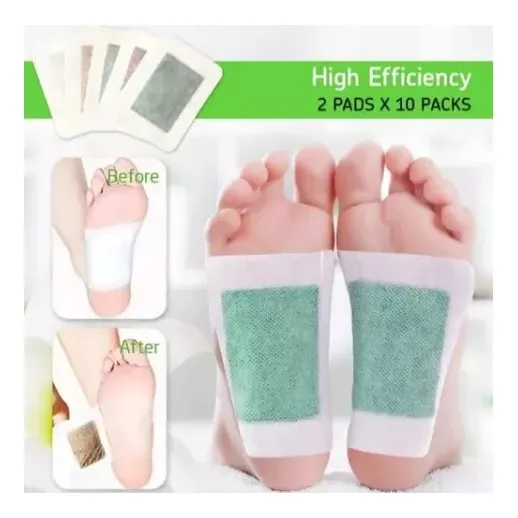 Parches Almohadillas De Pies Desintoxicantes Pack De 10 Unid