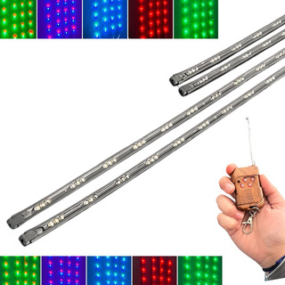 Juego 4 Tiras De Luz Led Con 15 Funciones A Control Remoto Juego 4 Tiras De Luz Led Con 15 Funciones A Control Remoto