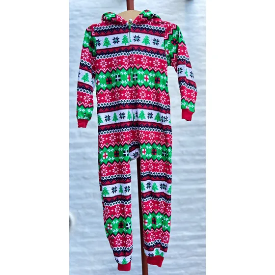 Piyama Enterito Navideño Talle 10