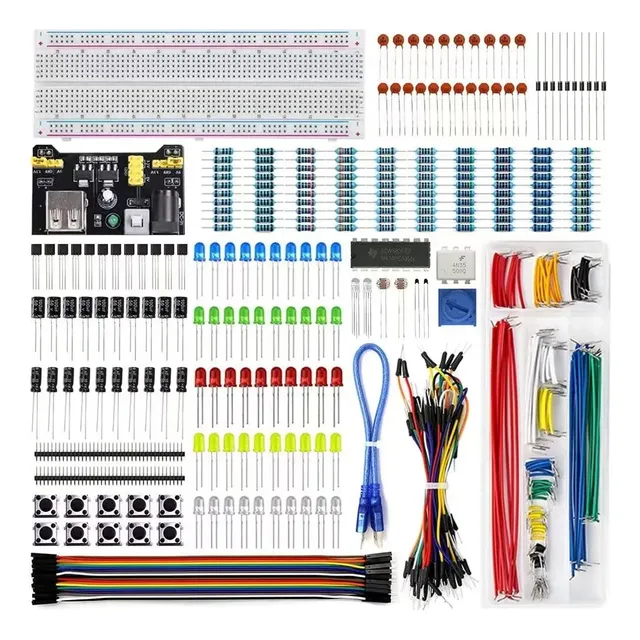 Kit Componentes Electrónicos Para Arduino Uno Raspberry Pi