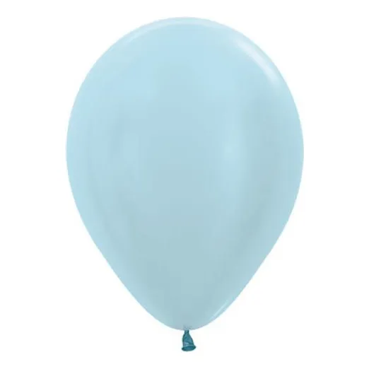 Balão Látex Satin R12 50 Unidades Balloons Cor Azul