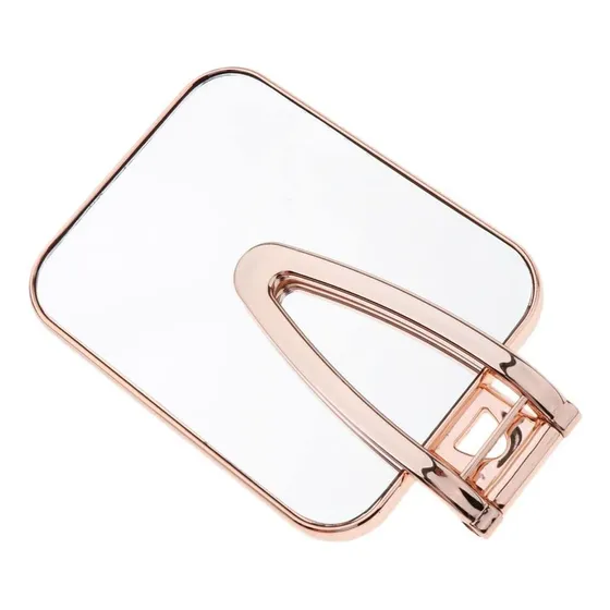 Espejo De Mano Cuadrado Plegable De Maquillaje
